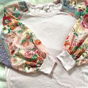 Umgee Patchwork Top